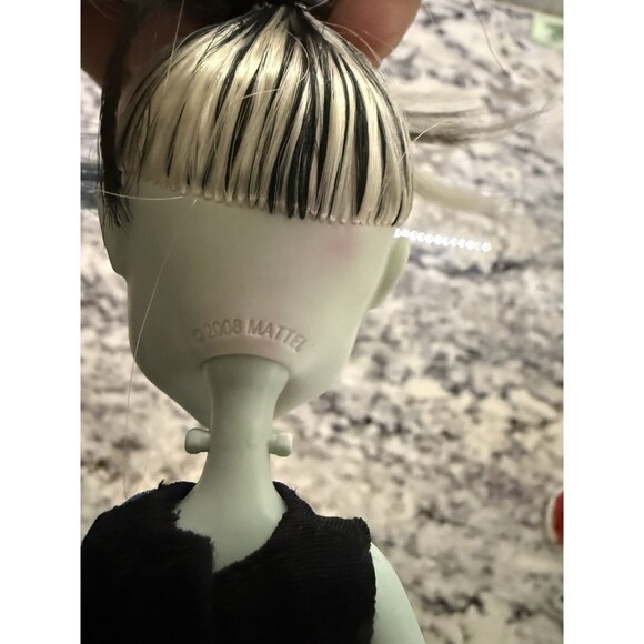 MONSTER HIGH Frankie Stein Skullette Dress Doll  used 2015 (J1) - Picture 5 of 6